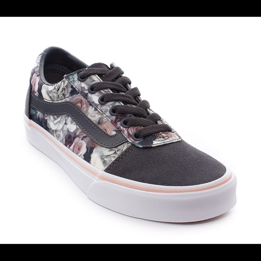 Floral Vans w/ Box🖤✨